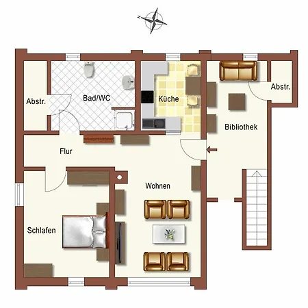 شقة Gutshof Dornbusch 2 - Seefahrer